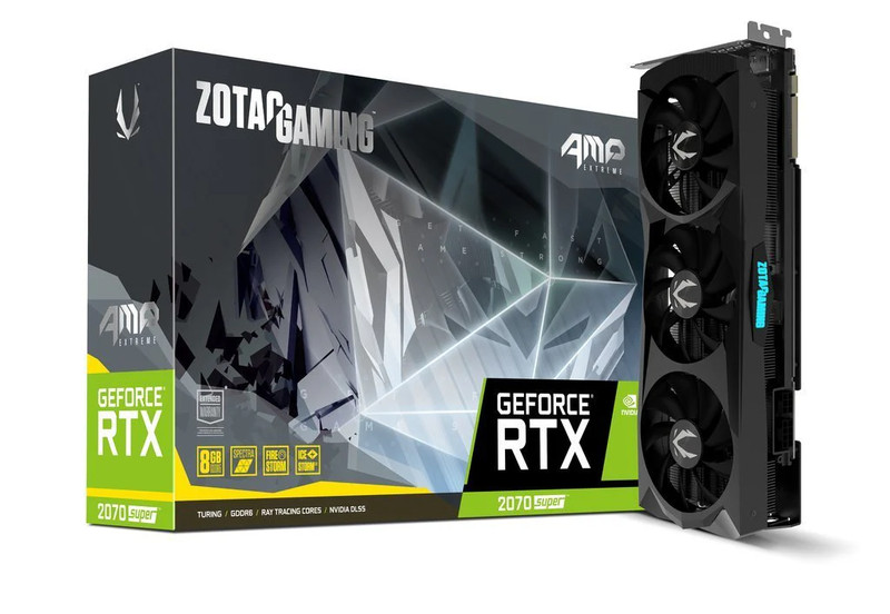Zotac RTX 2070 Super AMP Extreme 8GB GDDR6 PCI-E Gen 4x4 - Graphics Card - كرت الشاشة